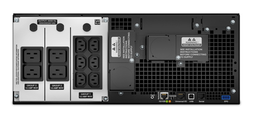 Источник бесперебойного питания APC Smart-UPS SRT SRT6KRMXLI 6000Вт 6000ВА черный