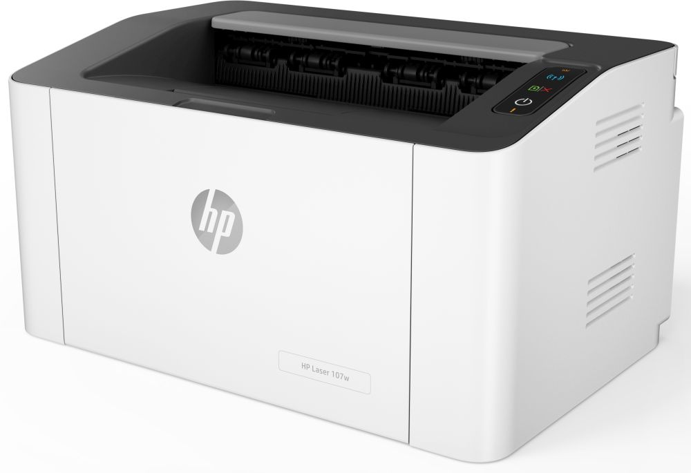 Принтер лазерный HP Laser 107w (4ZB78A) A4 WiFi белый