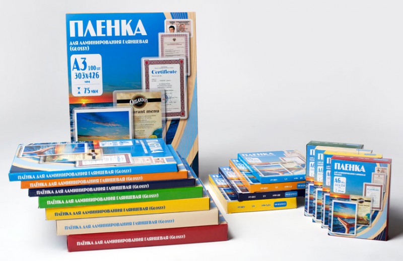 Пленка для ламинирования Office Kit 100мкм A3 (100шт) глянцевая 303x426мм PLP10630