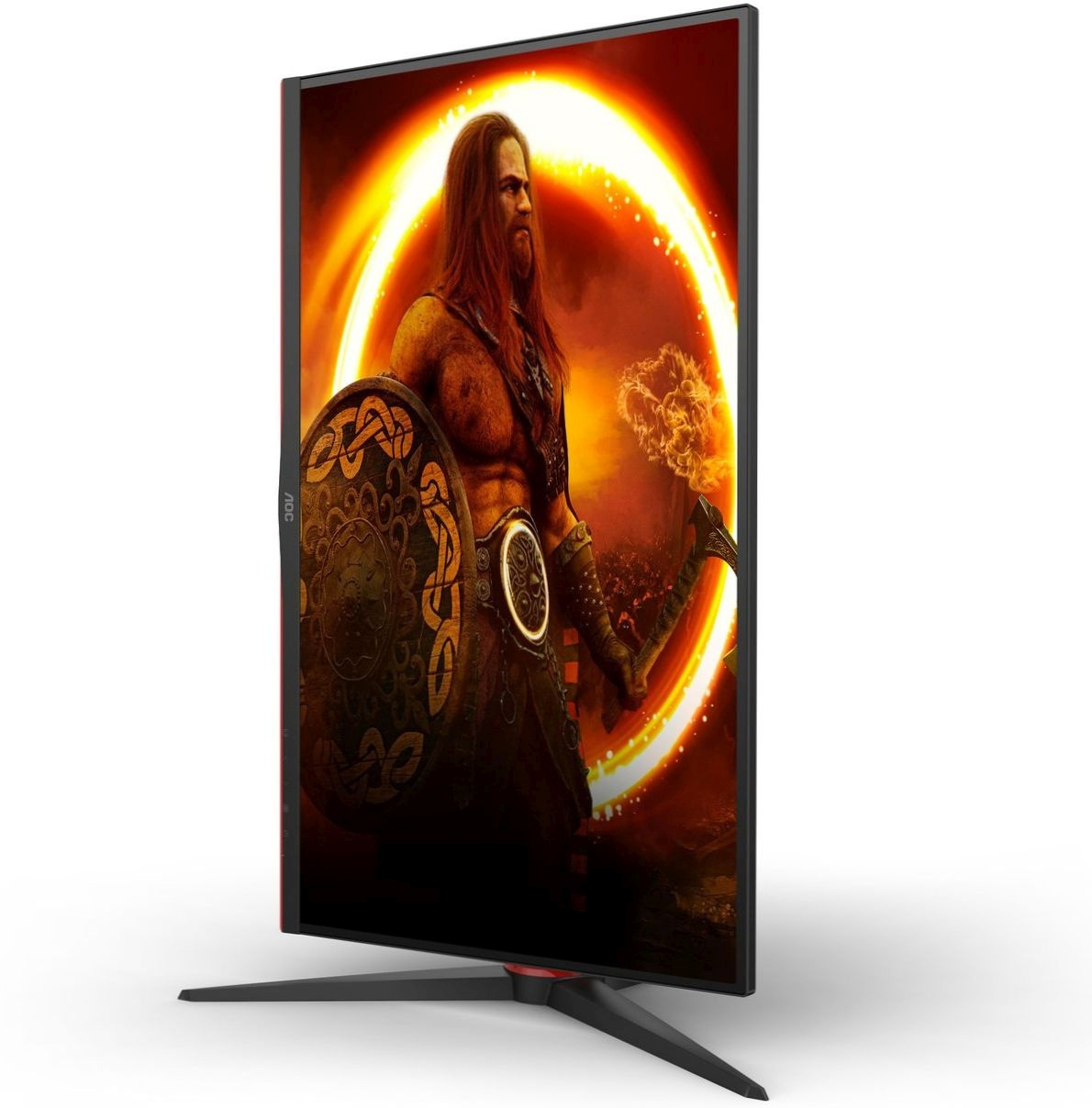 Монитор AOC 27" Q27G2S черный/красный IPS LED 1ms 16:9 HDMI матовая HAS Piv 1000:1 350cd 178гр/178гр 2560x1440 165Hz G-Sync DP 2K 5.6кг