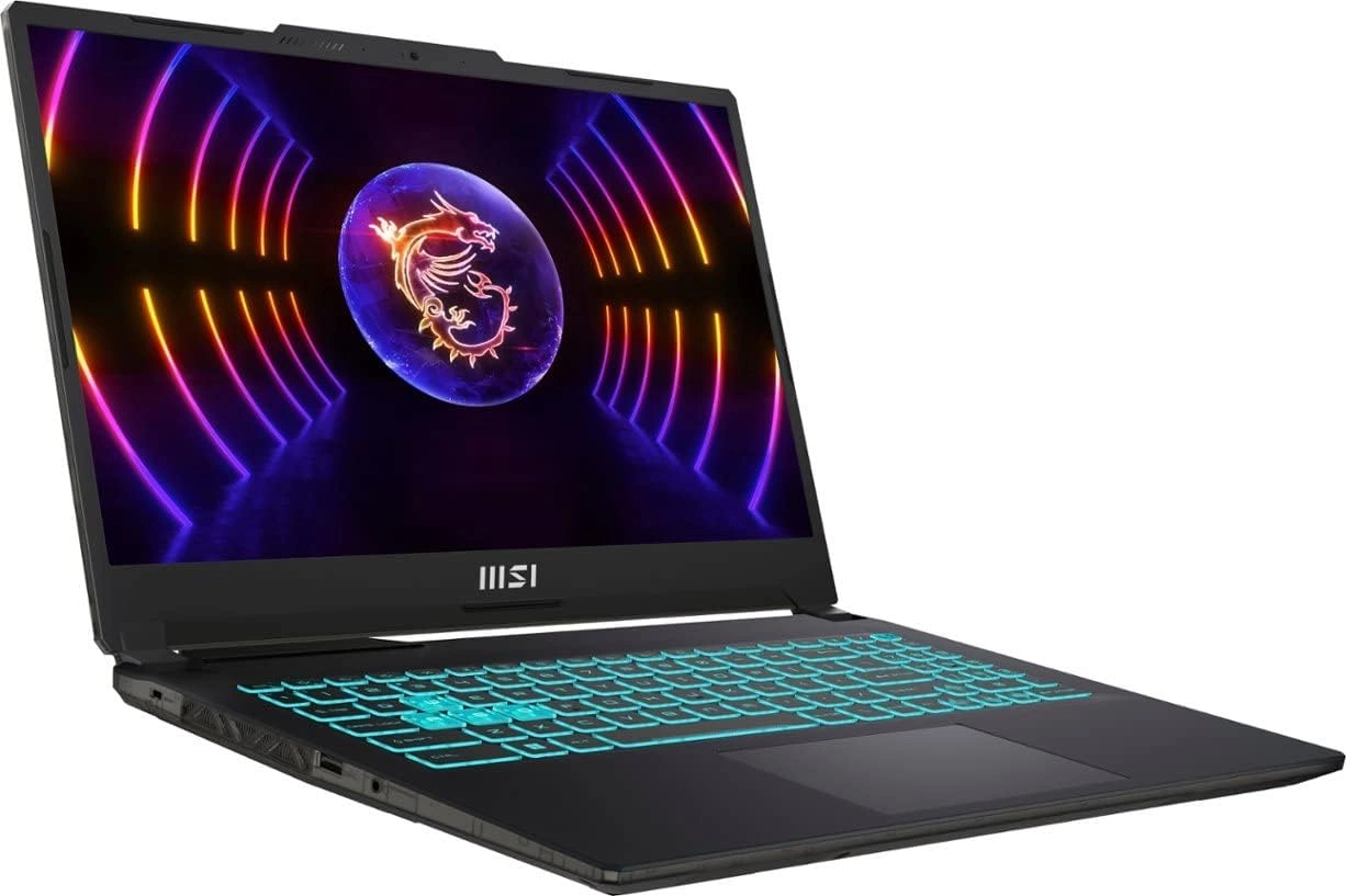 Ноутбук MSI Cyborg 15 A13VF-1223XRU Core i5 13420H 16Gb SSD512Gb NVIDIA GeForce RTX4060 8Gb 15.6" IPS FHD (1920x1080) Free DOS black WiFi BT Cam (9S7-15K111-1223)