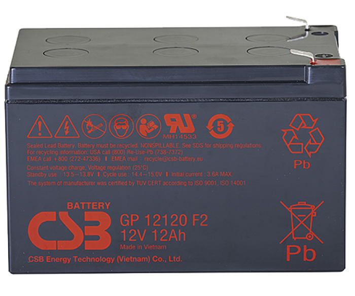 Акб CSB Аккумуляторная батарея для ИБП (12V/12Ah)