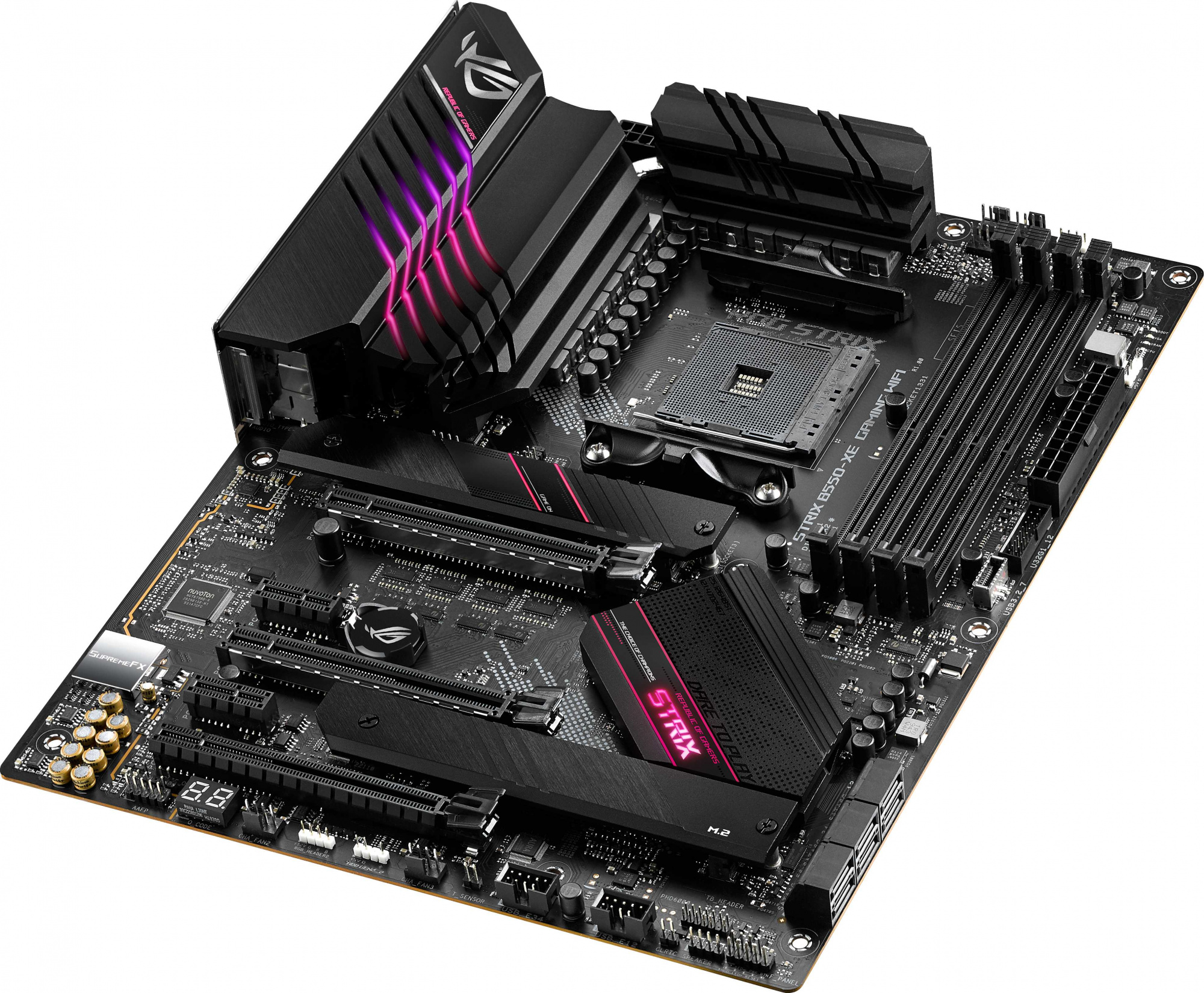 Материнская плата Asus ROG STRIX B550-XE GAMING WIFI Soc-AM4 AMD B550 4xDDR4 ATX AC`97 8ch(7.1) 2.5Gg RAID+HDMI+DP