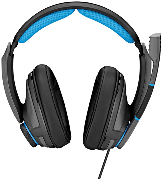 Гарнитура EPOS / Sennheiser Gaming Headset GSP 300, Stereo, 2x3.5 mm / 1x3.5mm(PCV 05 Combo Audio Adaptor), Closed-back, Black-Blue [1000238]