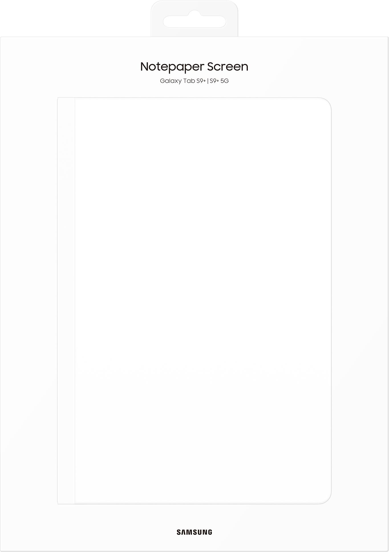 Чехол-крышка Samsung для Samsung Galaxy Tab S9+ NotePaper Screen поликарбонат/полиуретан белый (EF-ZX812PWEGRU)