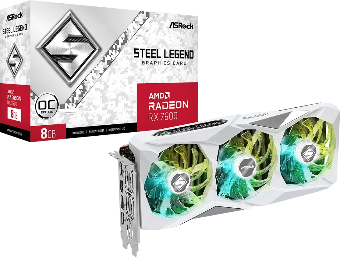 Radeon RX 7600 Steel Legend 8G OC