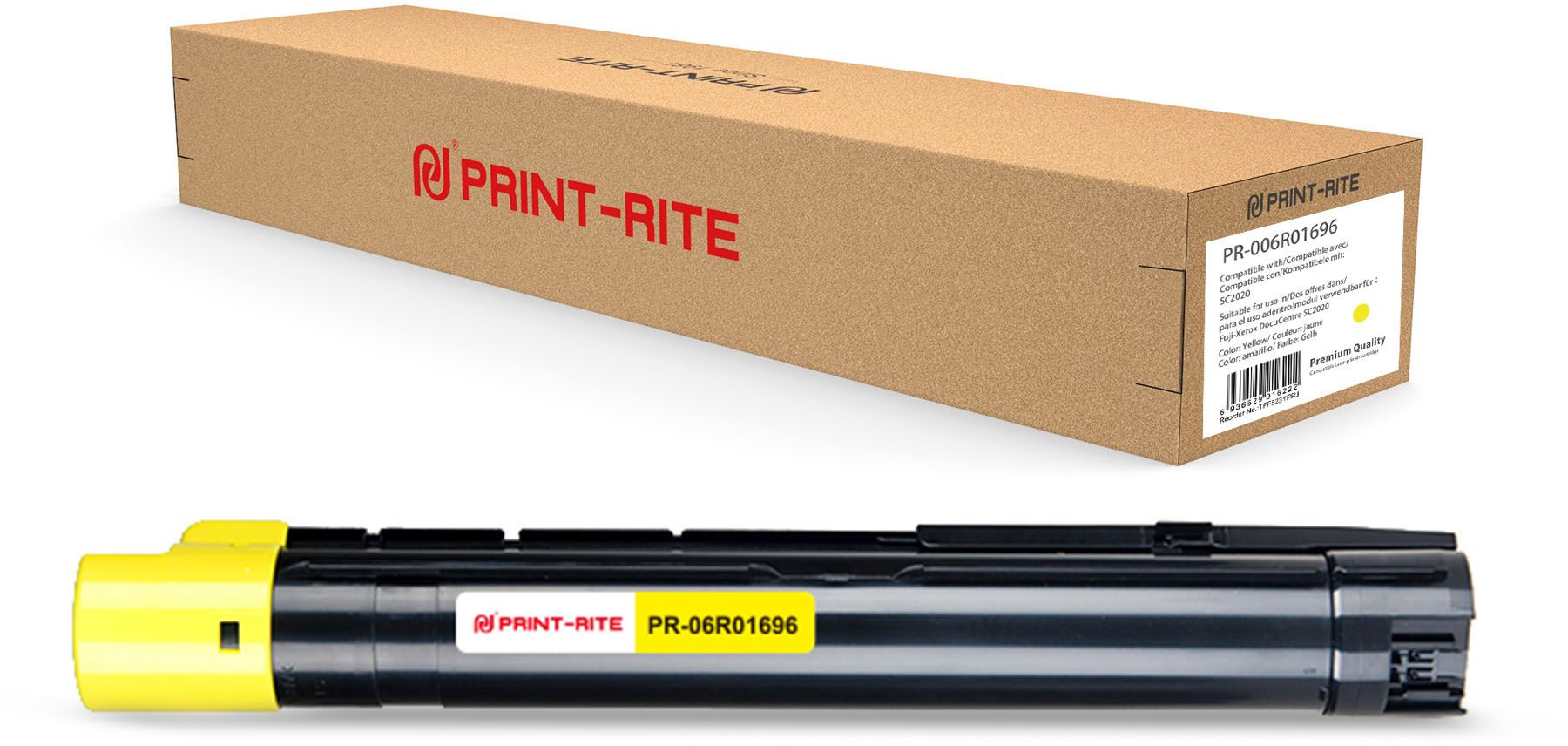 Картридж лазерный Print-Rite TFF523YPRJ PR-006R01696 006R01696 желтый (3000стр.) для Xerox DocuCentre SC2020/ SC2020NW