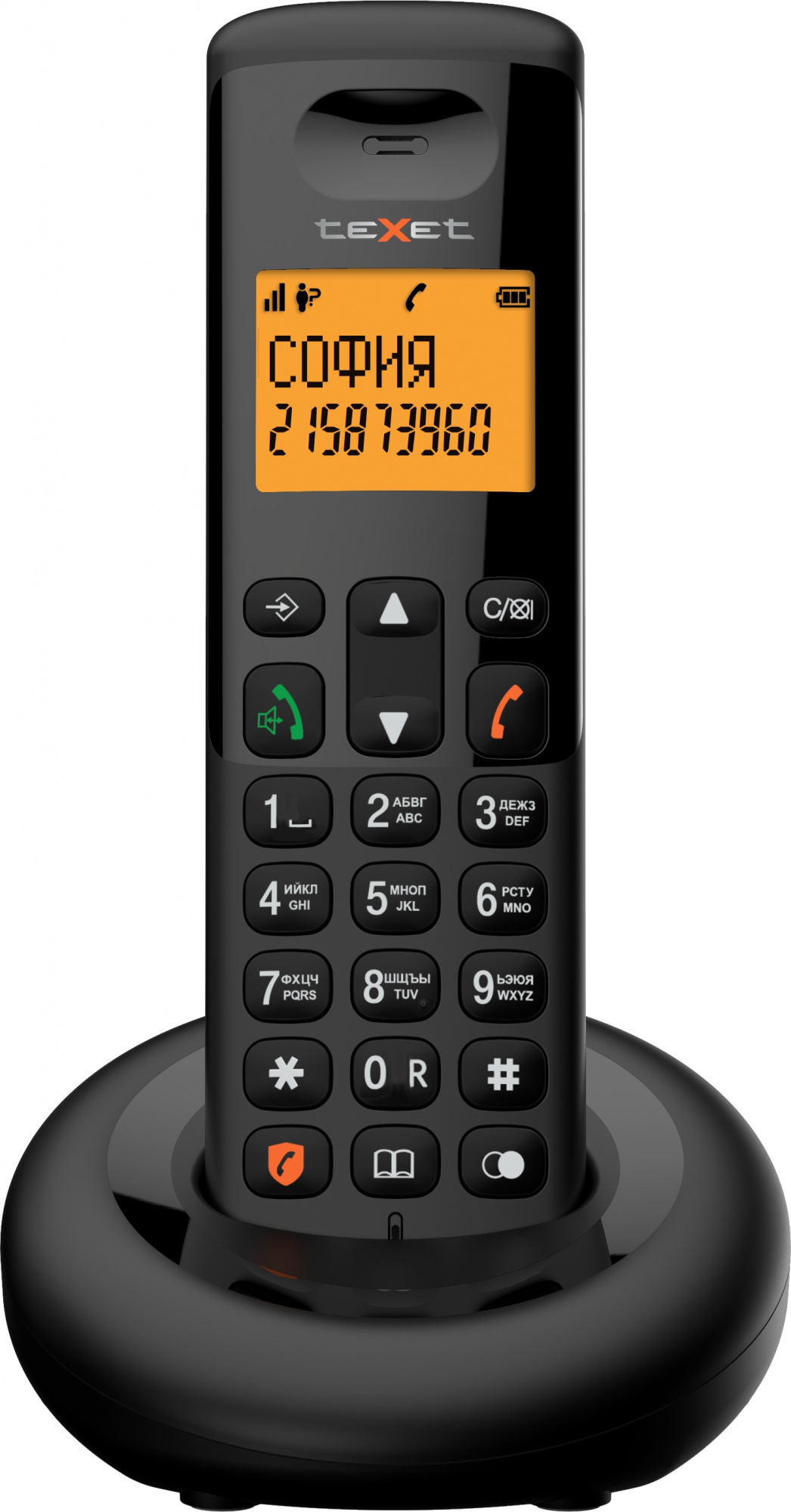 Р/Телефон Dect Texet TX-4905A черный АОН