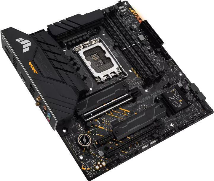 Материнская плата Asus TUF GAMING B660M-PLUS WIFI Soc-1700 Intel B660 4xDDR5 mATX AC`97 8ch(7.1) 2.5Gg RAID+HDMI+DP