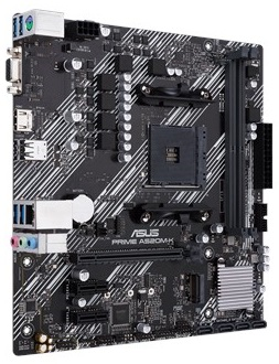 Материнская плата Asus PRIME A520M-K Soc-AM4 AMD A520 2xDDR4 mATX AC`97 8ch(7.1) GbLAN RAID+VGA+HDMI