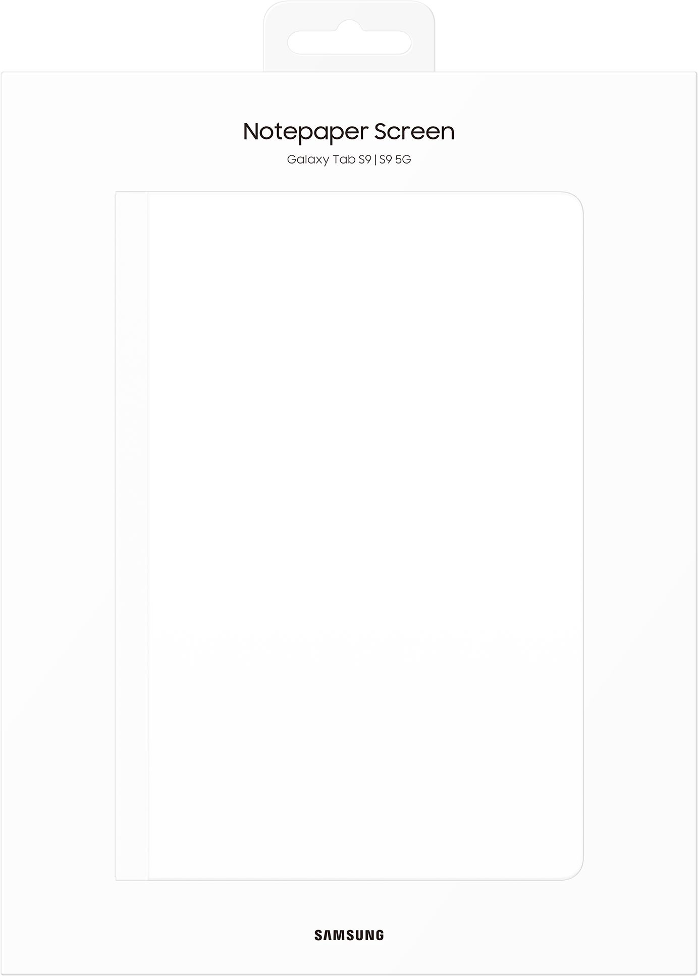 Чехол-крышка Samsung для Samsung Galaxy Tab S9 NotePaper Screen поликарбонат/полиуретан белый (EF-ZX712PWEGRU)
