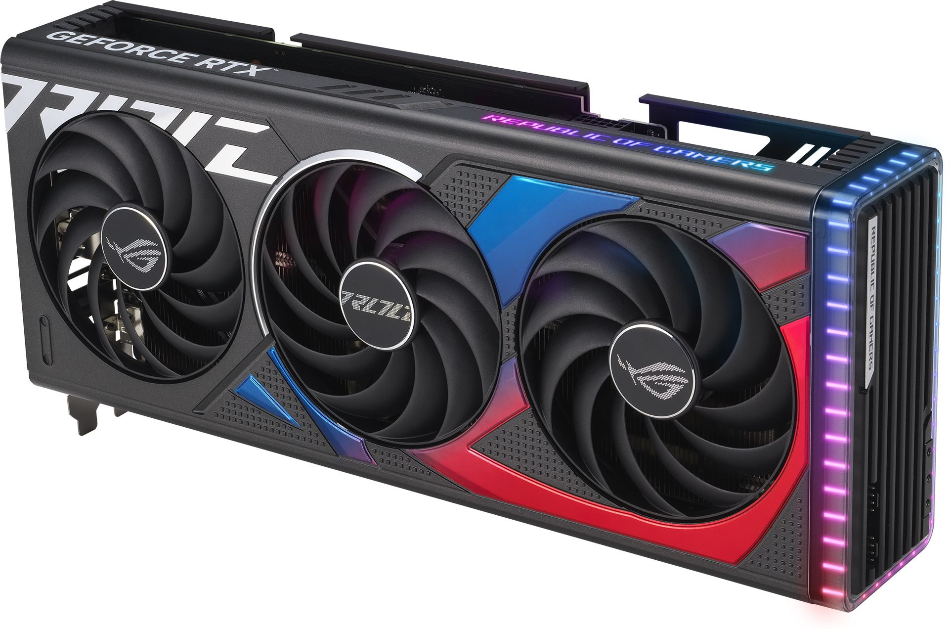 Видеокарта Asus PCI-E 4.0 ROG-STRIX-RTX4070S-O12G-GAMING NVIDIA GeForce RTX 4070 Super 12Gb 192bit GDDR6X 2640/21000 HDMIx2 DPx3 HDCP Ret