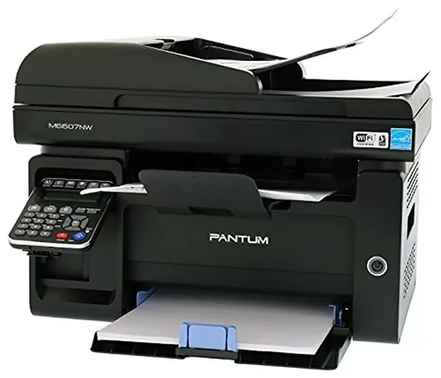 Лазерное многофункциональное устройство Pantum M6607NW, P/C/S/F (with handset), Mono laser, А4, 22 ppm (max 20000 p/mon), 600 MHz, 1200x1200 dpi, 256 MB RAM, ADF35, paper tray 150 pages, USB, LAN, WiFi, (незначительное повреждение коробки)