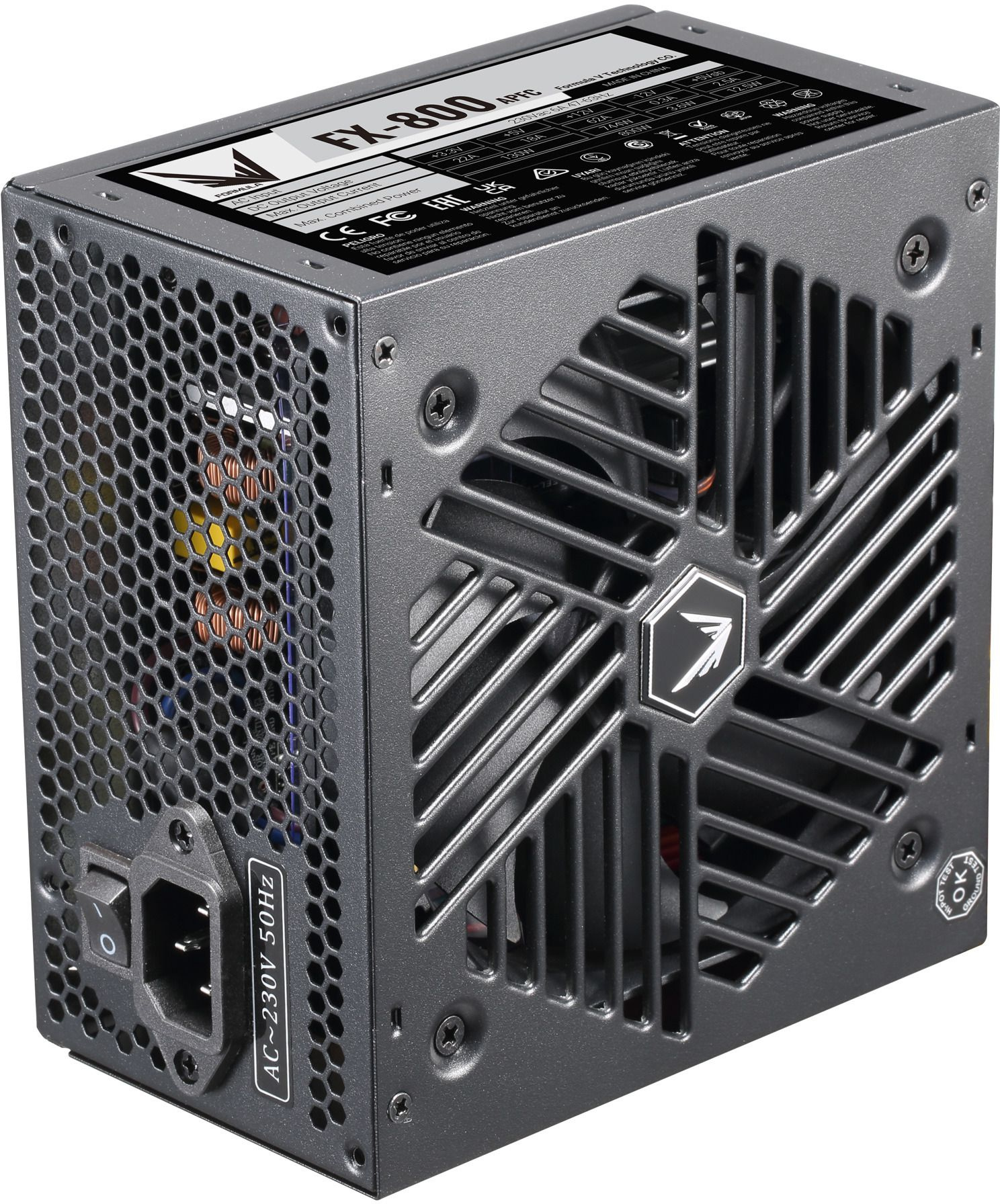 Блок питания Formula ATX 800W FX-800 (20+4pin) APFC 120mm fan 7xSATA RTL