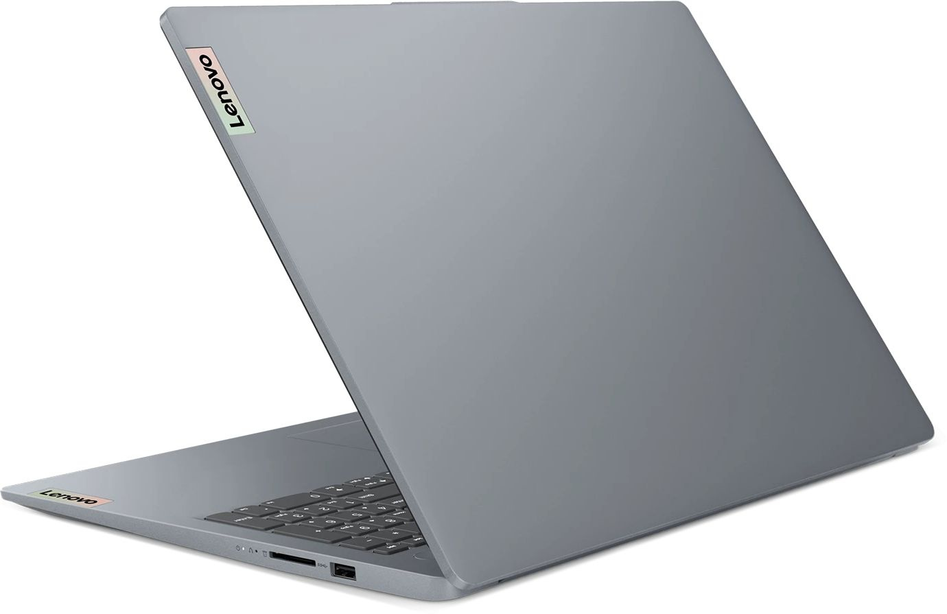 Ноутбук Lenovo IdeaPad Slim 3 16IRU8 Core i7 1355U 16Gb SSD512Gb Intel Iris Xe graphics 16" IPS WUXGA (1920x1200) noOS grey WiFi BT Cam (82X80005RK)