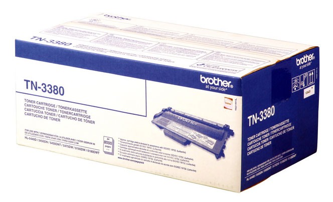 Картридж лазерный Brother TN3380 черный (8000стр.) для Brother DCP8110/8250/HL5450/5470/MFC8520/8950