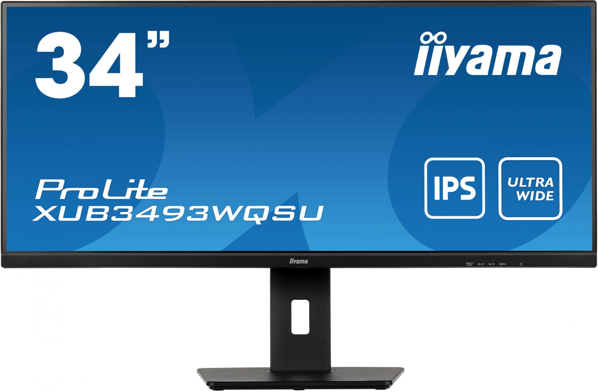 Монитор Iiyama 34" ProLite XUB3493WQSU-B5 черный IPS LED 21:9 HDMI M/M матовая HAS Piv 400cd 178гр/178гр 3440x1440 75Hz FreeSync DP UW USB 9.4кг