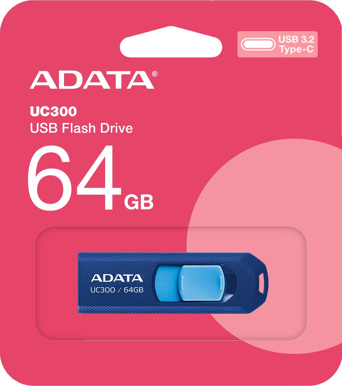 64GB USB 3.2 Gen1 ACHO-UC300-64G-RNB/BU