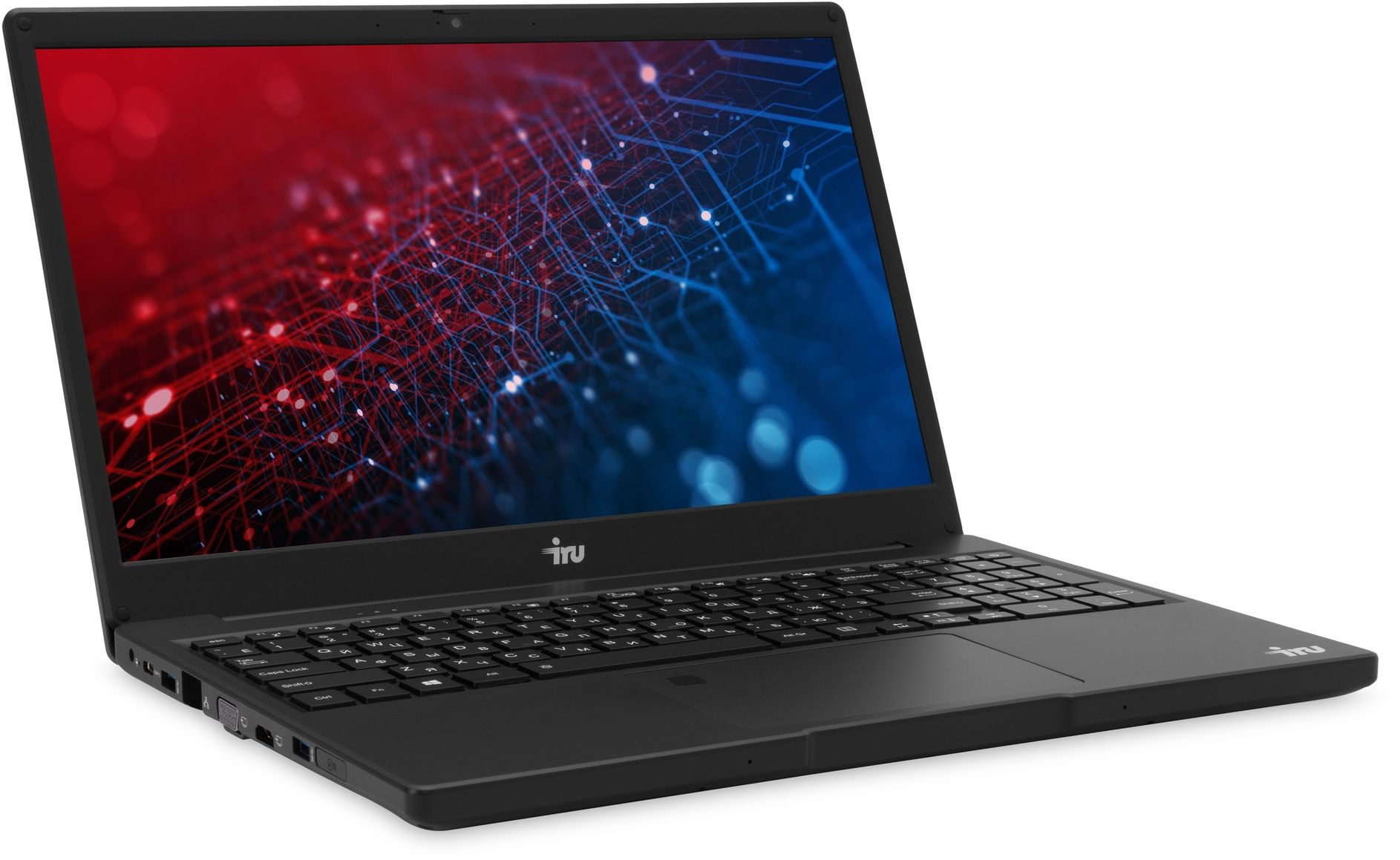 Ноутбук IRU Оникс 15U Core i5 1135G7 8Gb SSD256Gb Intel Iris Xe graphics G7 15.6" IPS FHD (1920x1080) Free DOS black Cam 8000mAh (1923010)