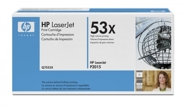 Картридж лазерный HP Q7553X черный (7000стр.) для HP LJ P2015/P2014/M2727