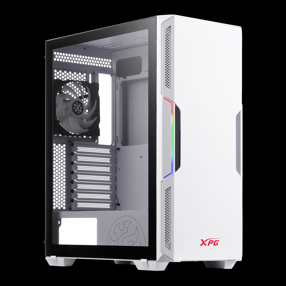 ADATA XPG STARKER белый Mid-Tower, Micro-ATX, Mini-ITX, Standard-ATX, USB 3.2 Gen1 Type-A