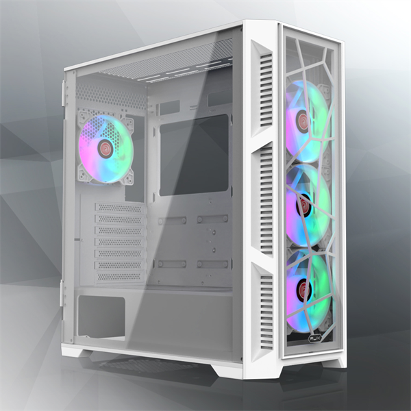 Корпус Raijintek AGOS ULTRA WHITE TG4 (E-ATX; 4pcs ARGB 120x120x25mm fans pre-installed; Type C + USB3.0 port; 4.0mm Tempered glass with hinge design; 3.5 HDDx2 + 2.5 SSD/HDDx3)