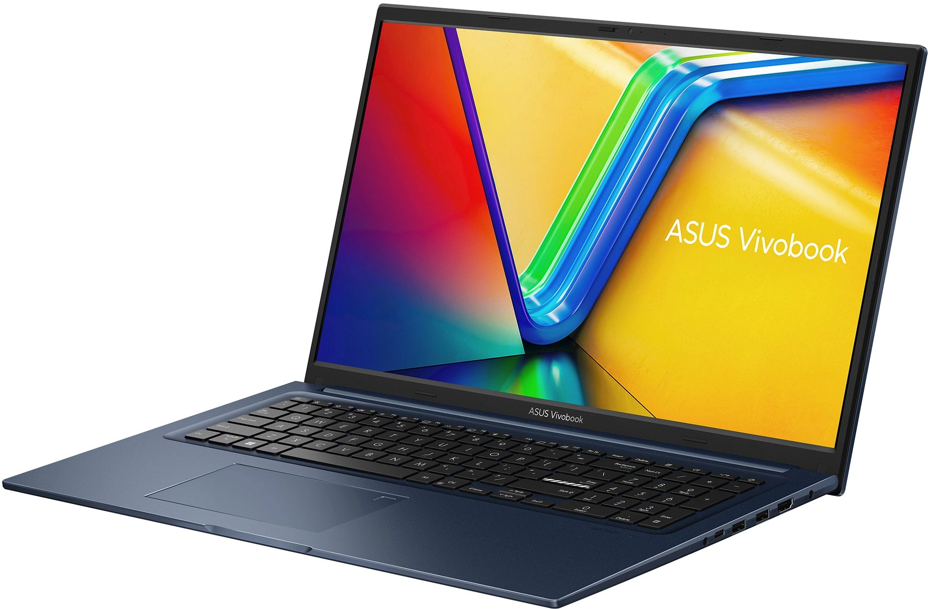 Ноутбук Asus Vivobook 17 X1704VA-AU473 Core i7 1355U 16Gb SSD512Gb Intel Iris Xe graphics 17.3" IPS FHD (1920x1080) noOS blue WiFi BT Cam (90NB10V2-M00FT0)