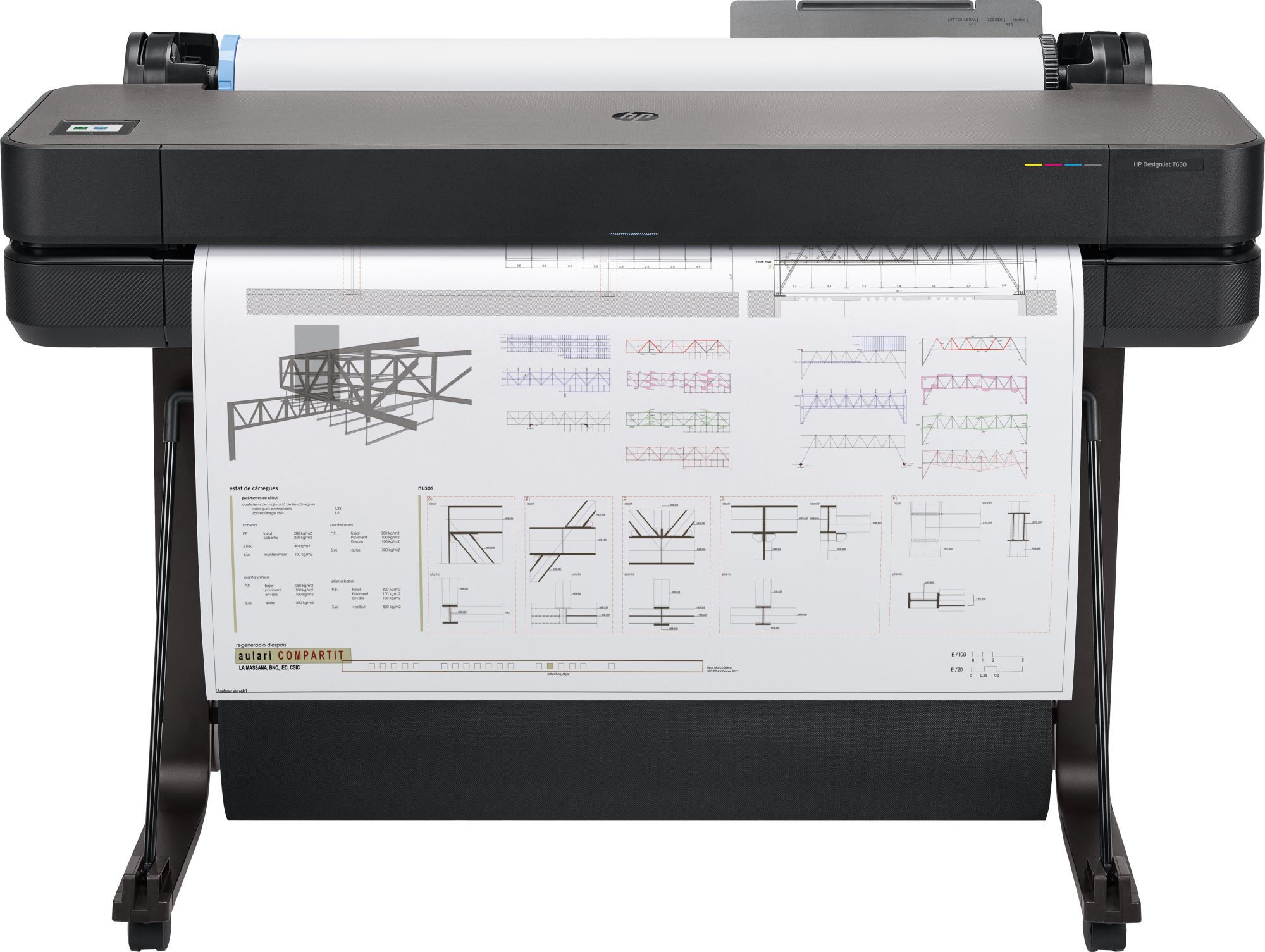 Плоттер HP Designjet T630 (5HB11A) A0/36"