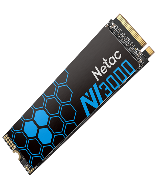 Накопитель SSD Netac PCIe 3.0 x4 500GB NT01NV3000-500-E4X NV3000 M.2 2280