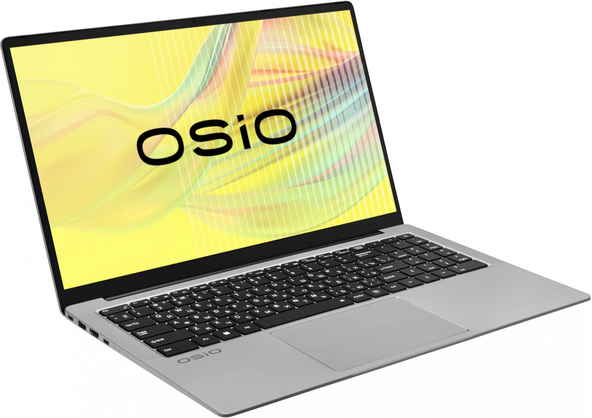 Ноутбук Osio FocusLine F160i-004 Core i3 1215U 16Gb SSD512Gb Intel UHD Graphics 16.1" IPS FHD (1920x1080) Windows 11 Home grey WiFi BT Cam 6000mAh