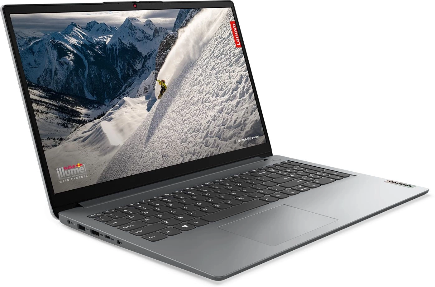 Ноутбук Lenovo IdeaPad 1 15AMN7 Ryzen 3 7320U 8Gb SSD256Gb AMD Radeon 610M 15.6" TN FHD (1920x1080) noOS grey WiFi BT Cam (82VG00MQUE)