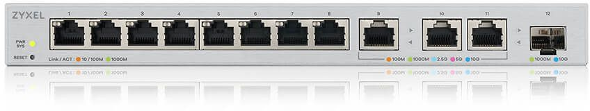 Коммутатор Zyxel XGS1250-12-ZZ0101F (L2) 8x1Гбит/с 1SFP+ управляемый