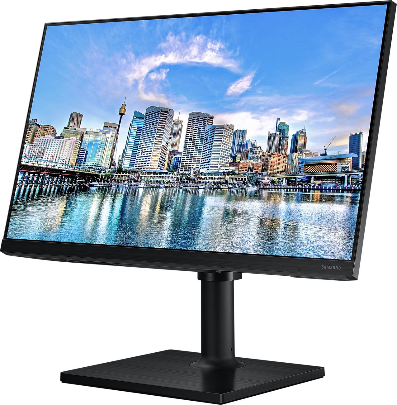 Монитор Samsung 24" F24T450FZI черный IPS LED 16:9 HDMI M/M матовая HAS Piv 1000:1 250cd 178гр/178гр 1920x1080 75Hz DP FHD USB 4кг