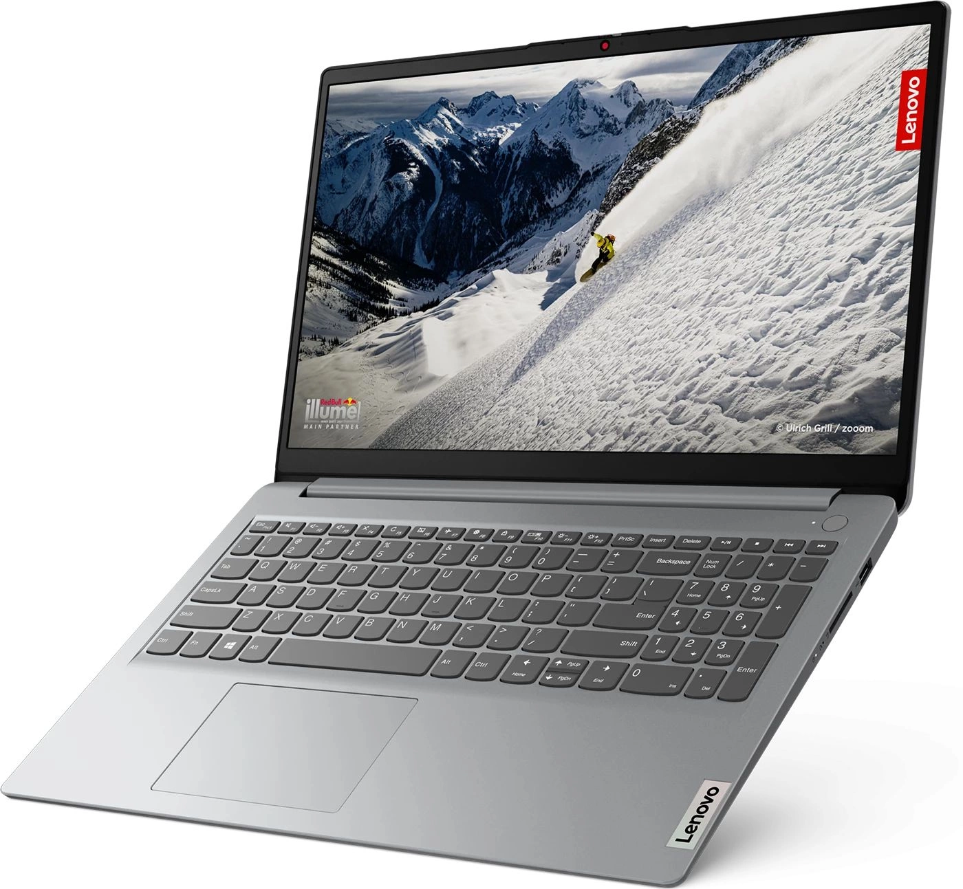 Ноутбук Lenovo IdeaPad 1 15AMN7 Ryzen 3 7320U 8Gb SSD512Gb AMD Radeon 610M 15.6" TN FHD (1920x1080) noOS grey WiFi BT Cam (82VG00MSUE)