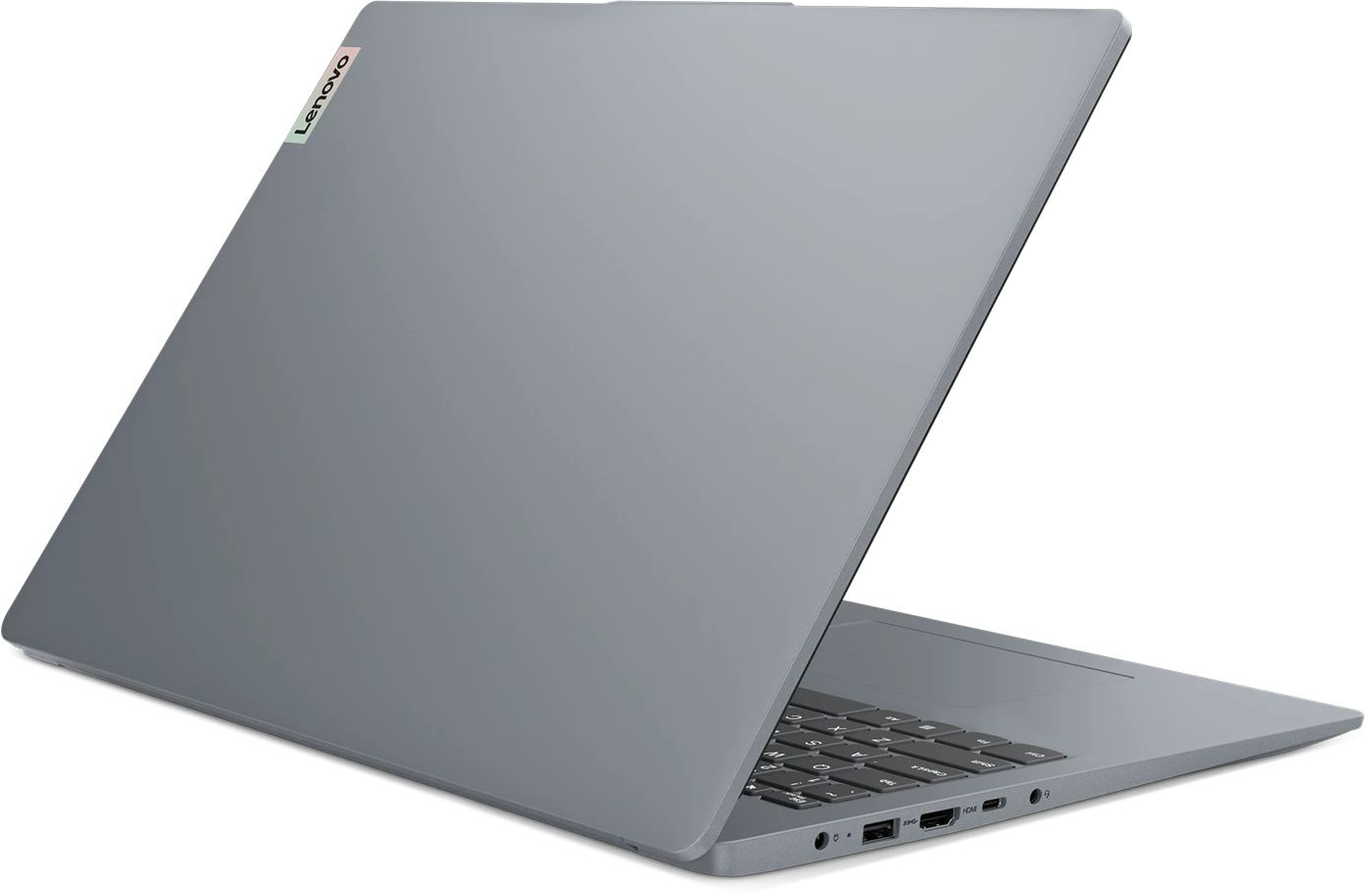 Ноутбук Lenovo IdeaPad Slim 3 16IRU8 Core i7 1355U 16Gb SSD512Gb Intel Iris Xe graphics 16" IPS WUXGA (1920x1200) noOS grey WiFi BT Cam (82X80005RK)