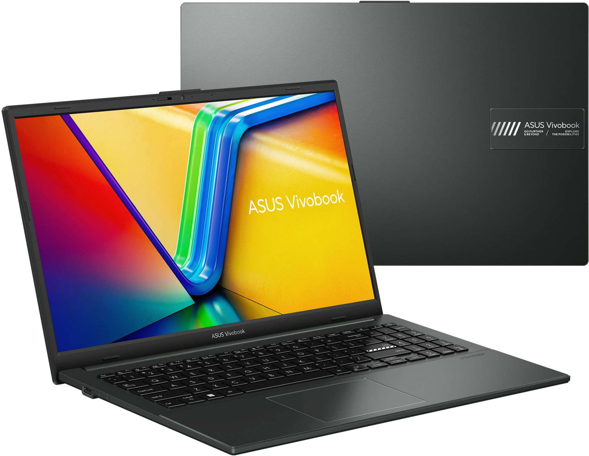 Ноутбук Asus Vivobook Go E1504FA-BQ719 Ryzen 5 7520U 8Gb SSD512Gb AMD Radeon 15.6" IPS FHD (1920x1080) noOS black WiFi BT Cam (90NB0ZR2-M01640)