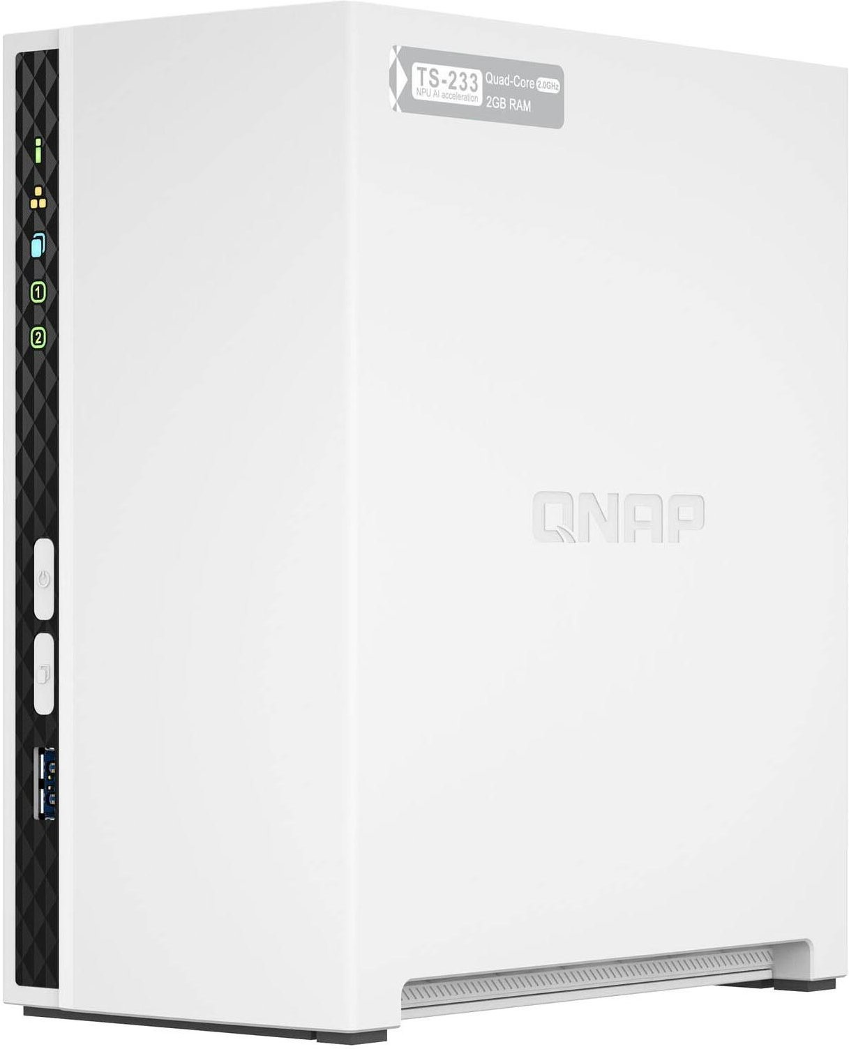 Сетевое хранилище NAS Qnap TS-233 2-bay настольный Cortex-A55 RK3568B2