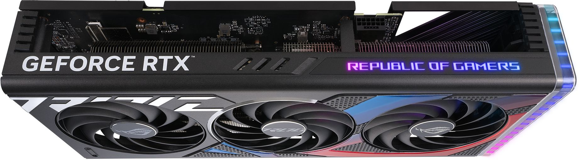 Видеокарта Asus PCI-E 4.0 ROG-STRIX-RTX4070S-O12G-GAMING NVIDIA GeForce RTX 4070 Super 12Gb 192bit GDDR6X 2640/21000 HDMIx2 DPx3 HDCP Ret