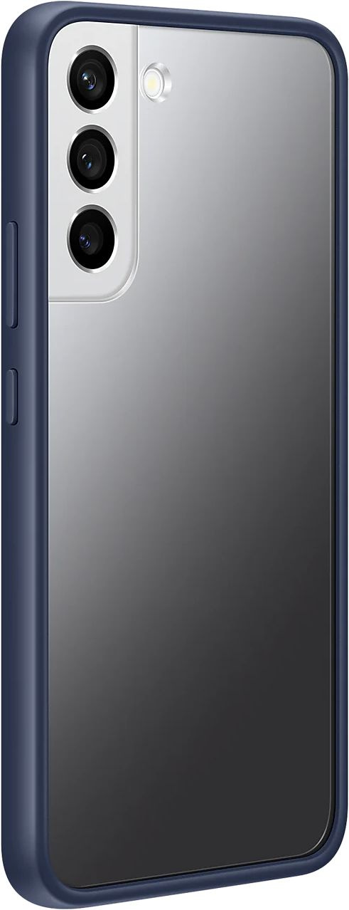 Чехол (клип-кейс) Samsung для Samsung Galaxy S22+ Frame Cover темно-синий/прозрачный (EF-MS906CNEGRU)