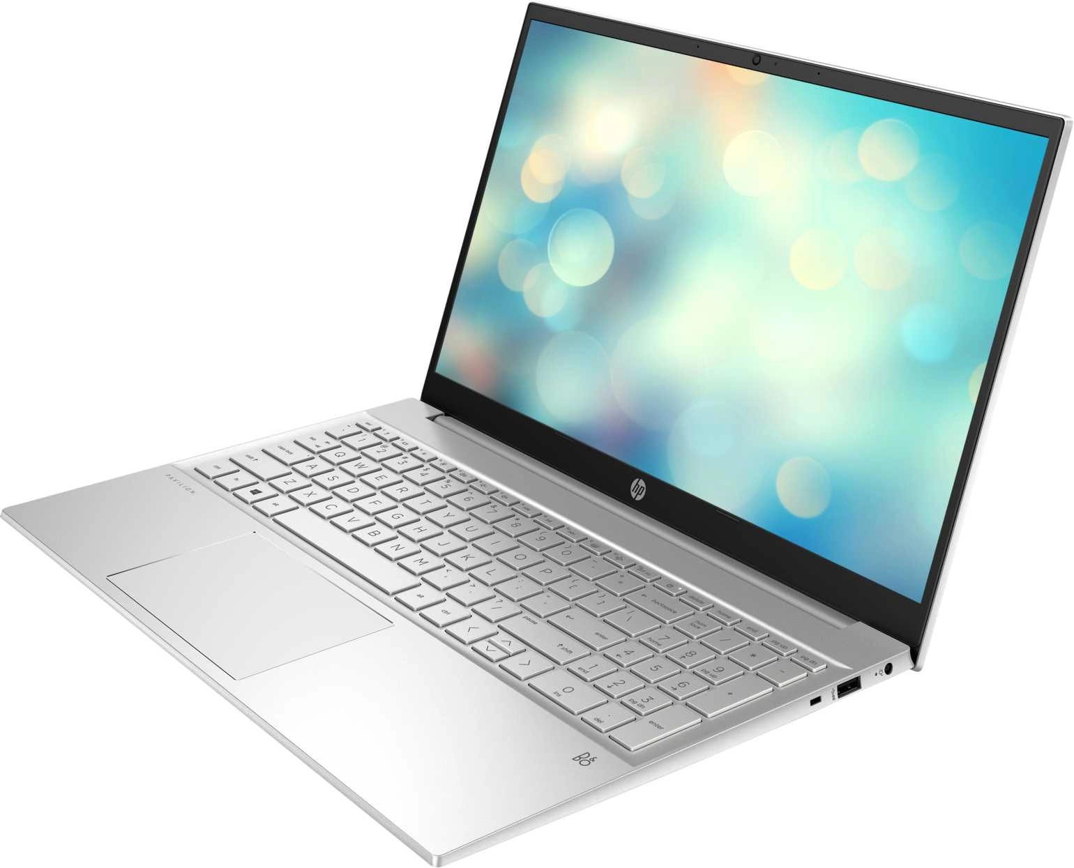 Ноутбук HP Pavilion 15-eg3040ci Core i3 1315U 8Gb SSD512Gb Intel UHD Graphics 15.6" IPS FHD (1920x1080) Free DOS silver WiFi BT Cam (84K37EA)