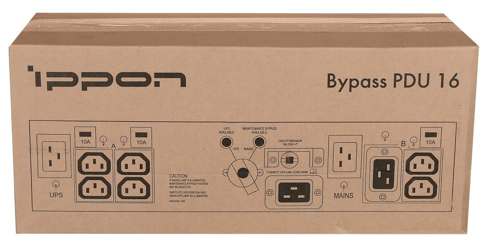 Байпас Ippon BP PDU16 (1000795) IEC 10A