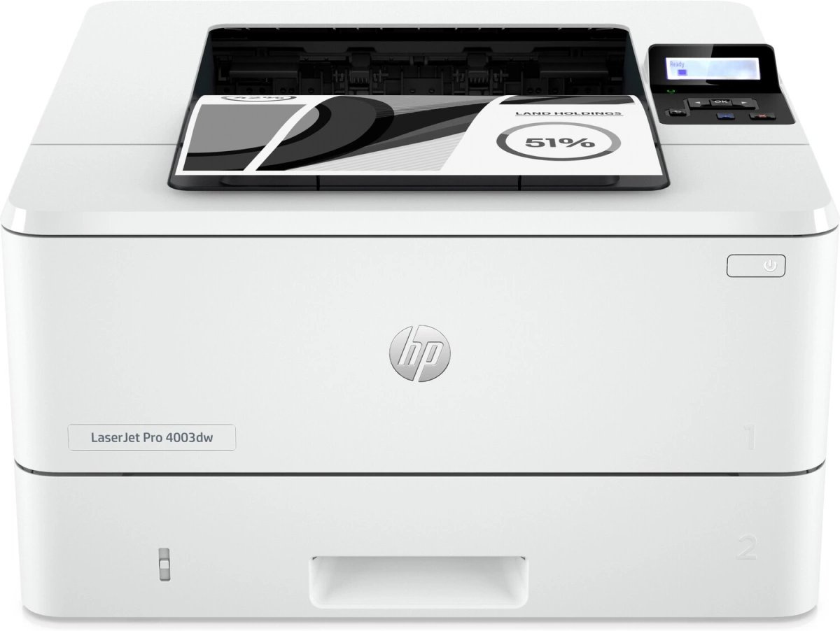 Принтер лазерный HP LaserJet Pro 4003dw (2Z610A) A4 Duplex Net WiFi белый