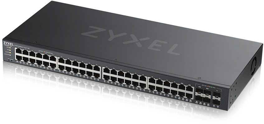 Коммутатор Zyxel GS2220-50-EU0101F (L2) 48x1Гбит/с 4xКомбо(1000BASE-T/SFP) 2SFP управляемый