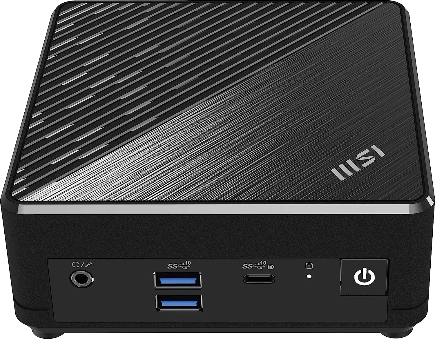 Неттоп MSI Cubi N ADL-019RU slim N-series N100 (0.8) 4Gb SSD128Gb UHDG Windows 11 Professional 2xGbitEth WiFi BT 65W черный (9S6-B0A911-220)