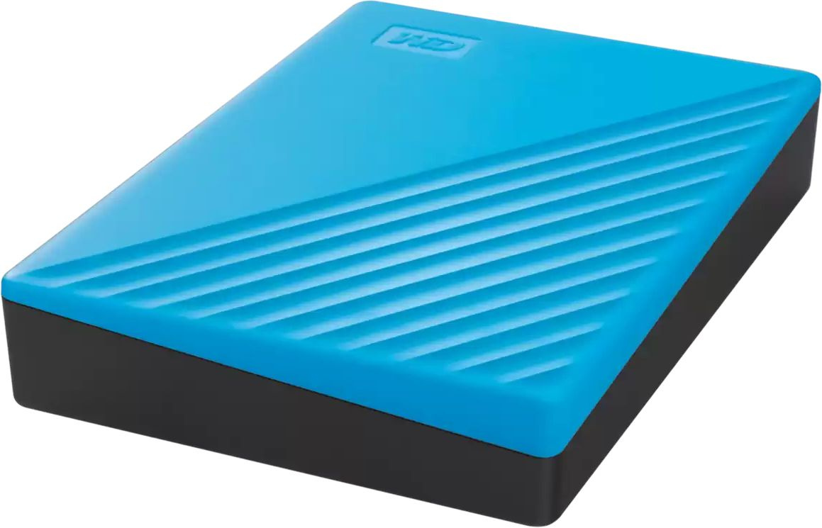 Жесткий диск WD USB 3.0 4Tb WDBPKJ0040BBL-WESN My Passport 2.5" голубой