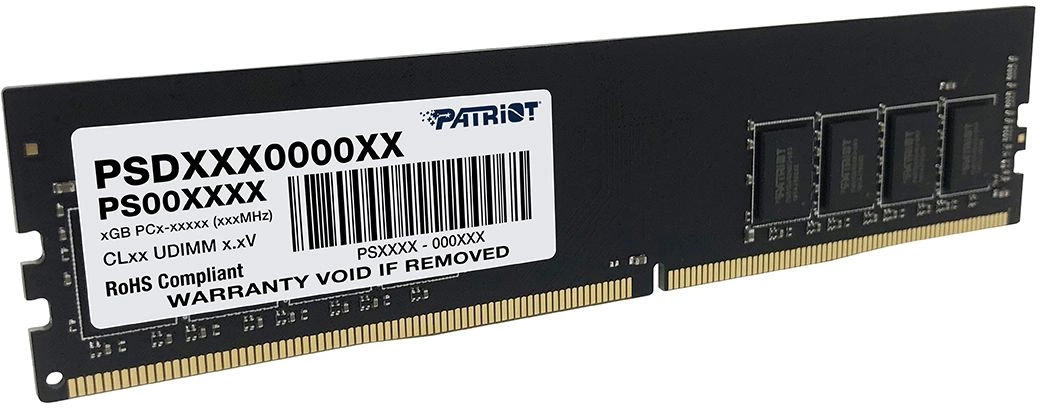 Память DDR4 8GB 2666MHz Patriot PSD48G26662 Signature RTL PC4-21300 CL19 DIMM 288-pin 1.2В single rank Ret