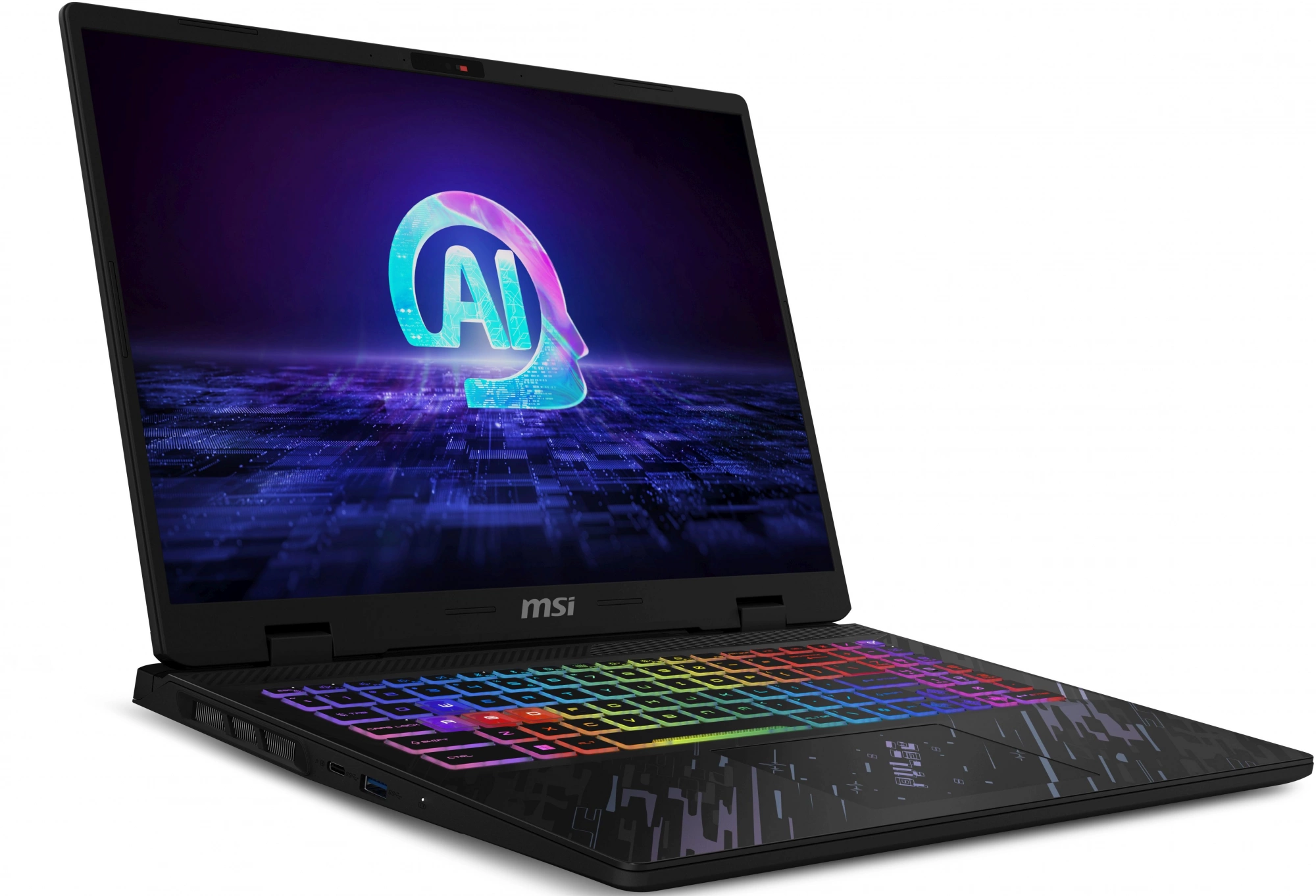 Ноутбук MSI Pulse 16 AI C1VGKG-018RU Core Ultra 7 155H 16Gb SSD1Tb NVIDIA GeForce RTX4070 8Gb 16" IPS QHD+ (2560x1600) Windows 11 Home black WiFi BT Cam (9S7-15P311-018)