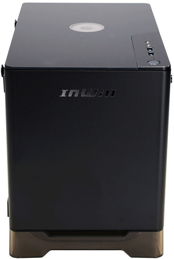 Корпус Inwin CF08A (A1PLUS) черный 650W miniITX 4x120mm 2xUSB3.0 audio