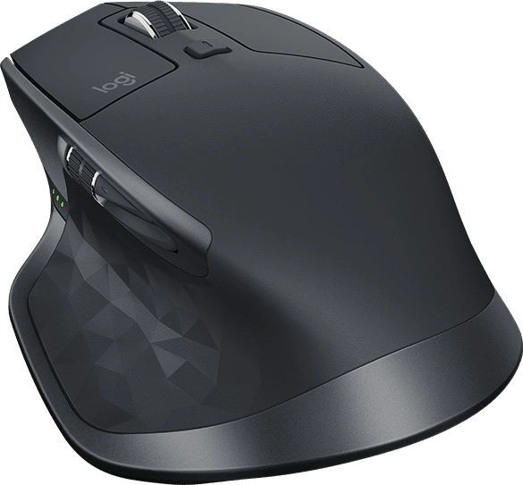 Мышь Logitech MX Master 2S черный/серый оптическая (4000dpi) беспроводная BT/Radio USB (5but)