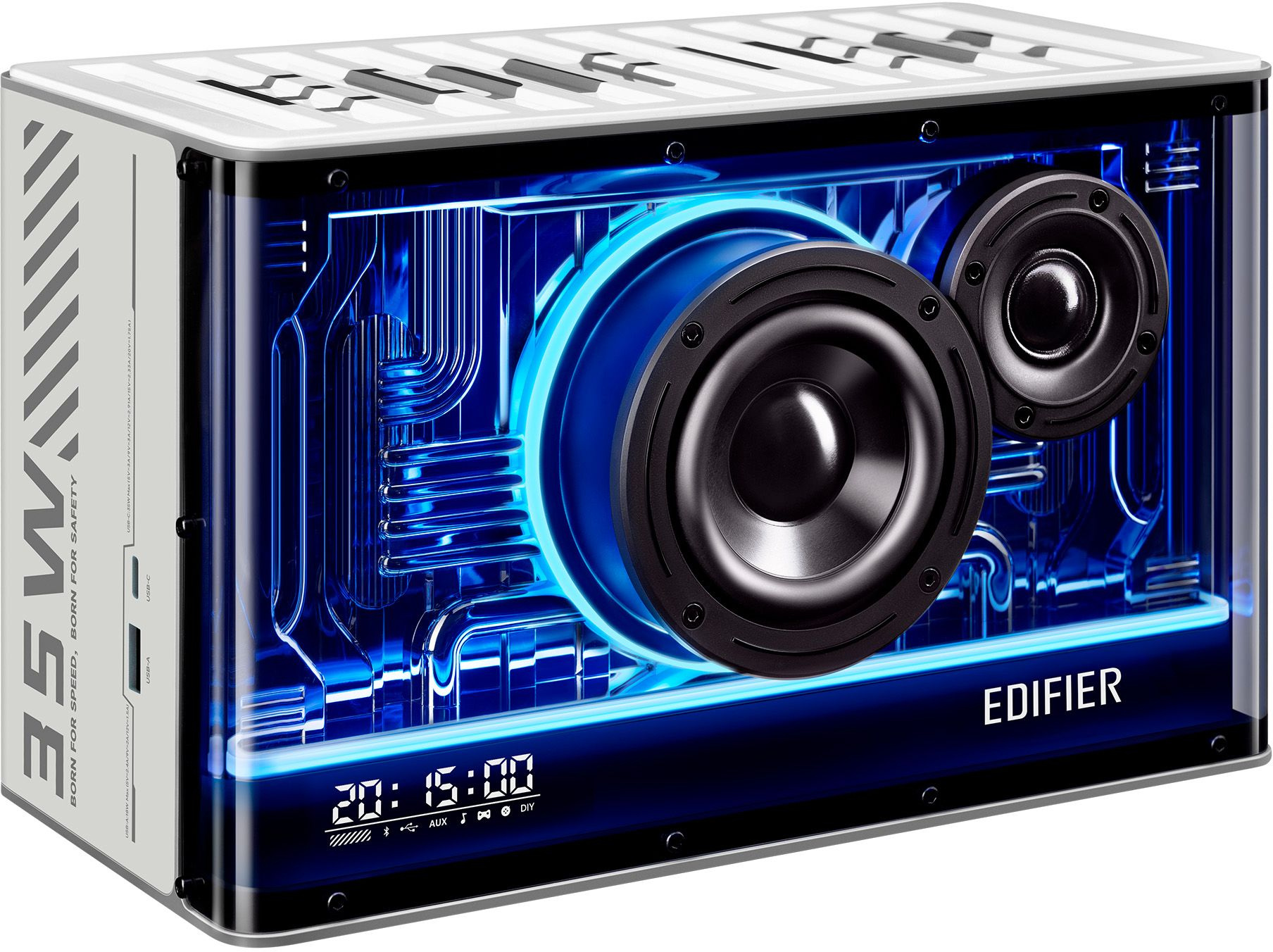 Колонки Edifier QD35 1.0 белый 40Вт BT